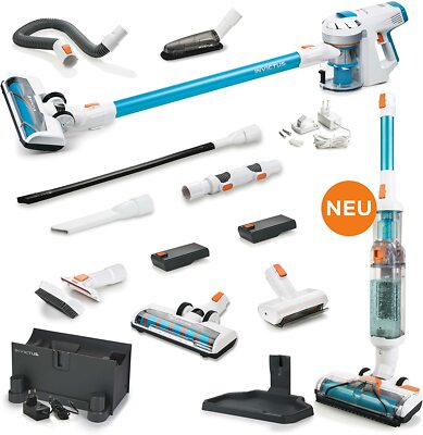Genius Invictus X7 Deluxe Nass- und Trockensauger 31 tlg, Akkustaubsauger