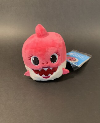 WowWee Pinkfong Singing Baby Shark Plush Sound Cube 3” PINK New With Tags 