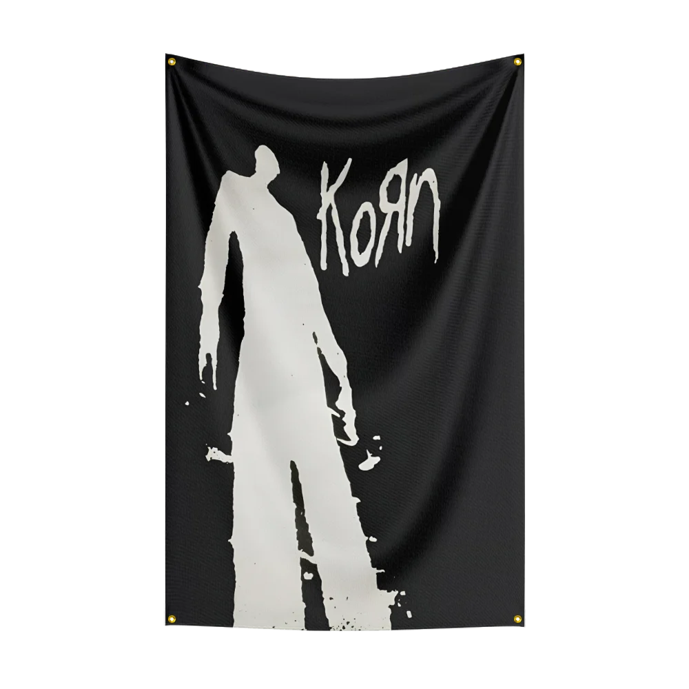 Korn Metal Rock Band Flag Banner Tapestry Polyester Wall Hanging +