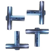 Set of 4 - 10ft Trampoline T-Part frame with Leg Sockets Dia 33.4mm