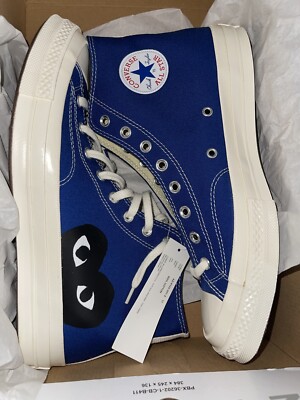 Converse Comme des Garcons PLAY Chuck Taylor Blue Size 11US