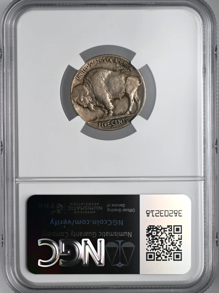 1919-D  5C BUFFALO NICKEL  NGC F12  #6849316-021  FRESHLY GRADED - Image 4 of 4