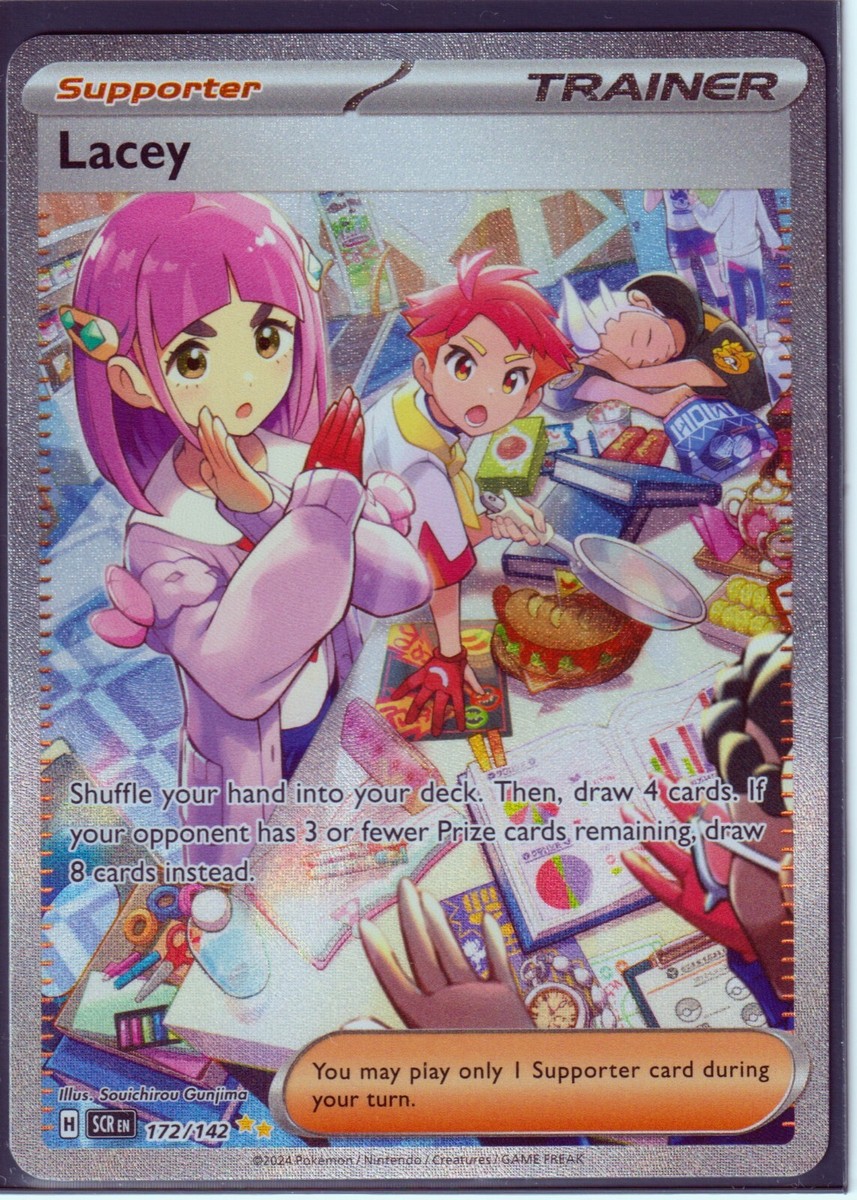 LACEY 172/142 STELLAR CROWN POKEMON-SPECIAL ILLUSTRATION-ULTRA