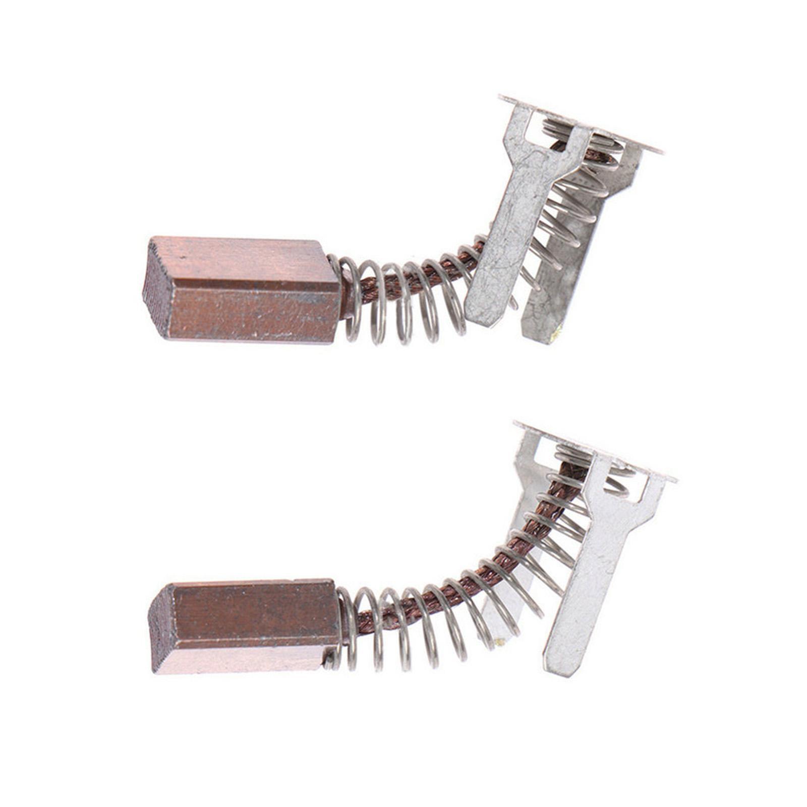 2Pcs Carbon Brush Repalce Easy Installation Parts Electric Motor Carbon Brush
