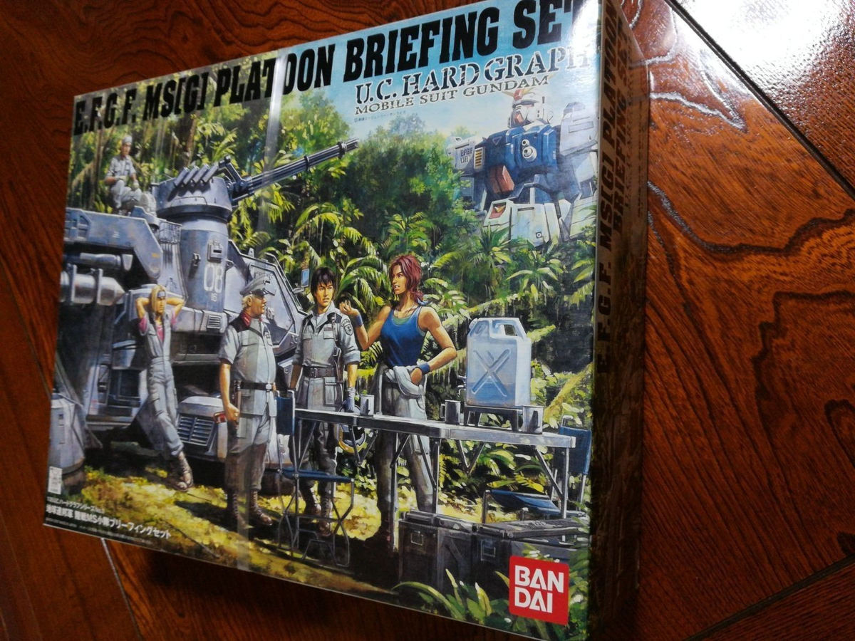 Bandai EFGF MS Platoon Briefing Set 1/35 UC Hard Graph Japan Best