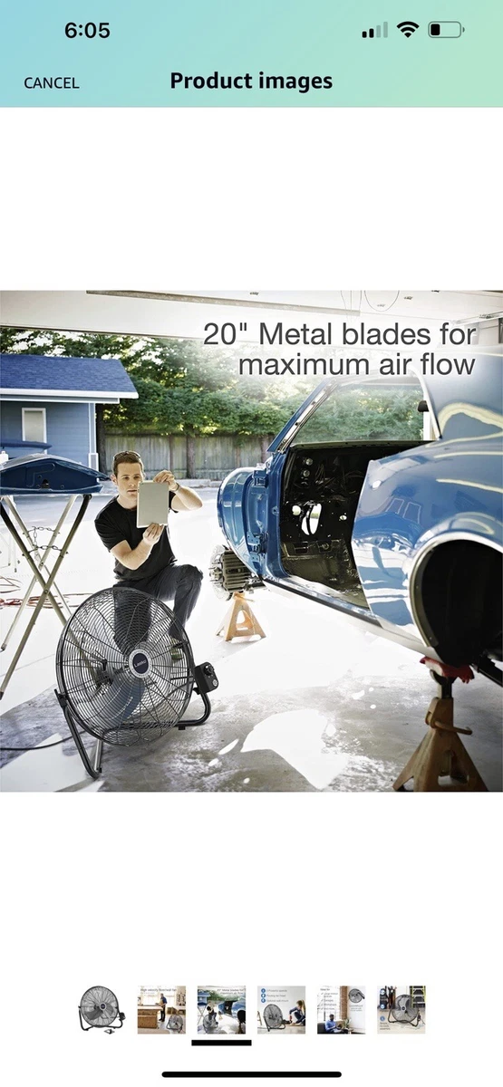 Lasko 20u0026#034; High Velocity Quick Mount, Easily Converts from a Floor |  eBay
