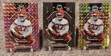 2023 Panini Mosaic Chamarri Conner Reactive Yellow Prizm Pink Camo Prizm Base RC