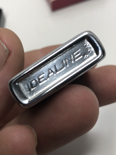 Vintage COMPACT Vacuum advertising lighter With Box Unused IDEALINE (A12) - Picture 3 of 7