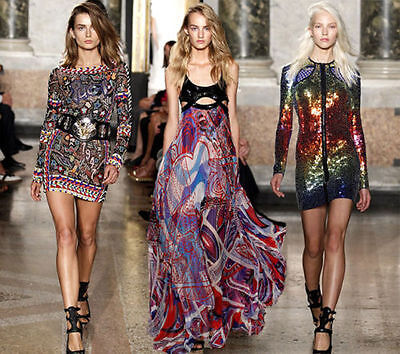 EMILIO PUCCI Red Carpet,Runway Sequins,Silk Ruffled Long EMILIO PUCCI Red Carpet,Runway Sequins,Silk Ruffled Long