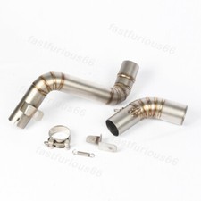 Silenciador de escape 51 mm tubo de enlace medio deslizable modificado para Duke 390 200 2012-2016