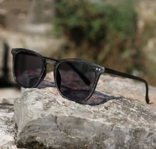 Imitation Wood Grain Transition/Photochromic Grey Reading Sun Glasses 0 to +6.00