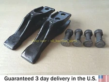 JCB BACKHOE - 2 PCS. FORGED TOOTH POINT WITH NUT/BOLT. (PART NO. 531/03205)