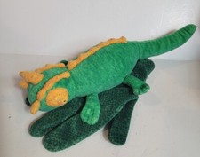 Green Chameleon Hand Puppet Glove Plush Creations Inc lizard pretend play animal