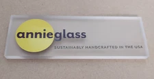 Annie Glass Advertising Dealer Sign Logo Handcrafted in the USA Store Display