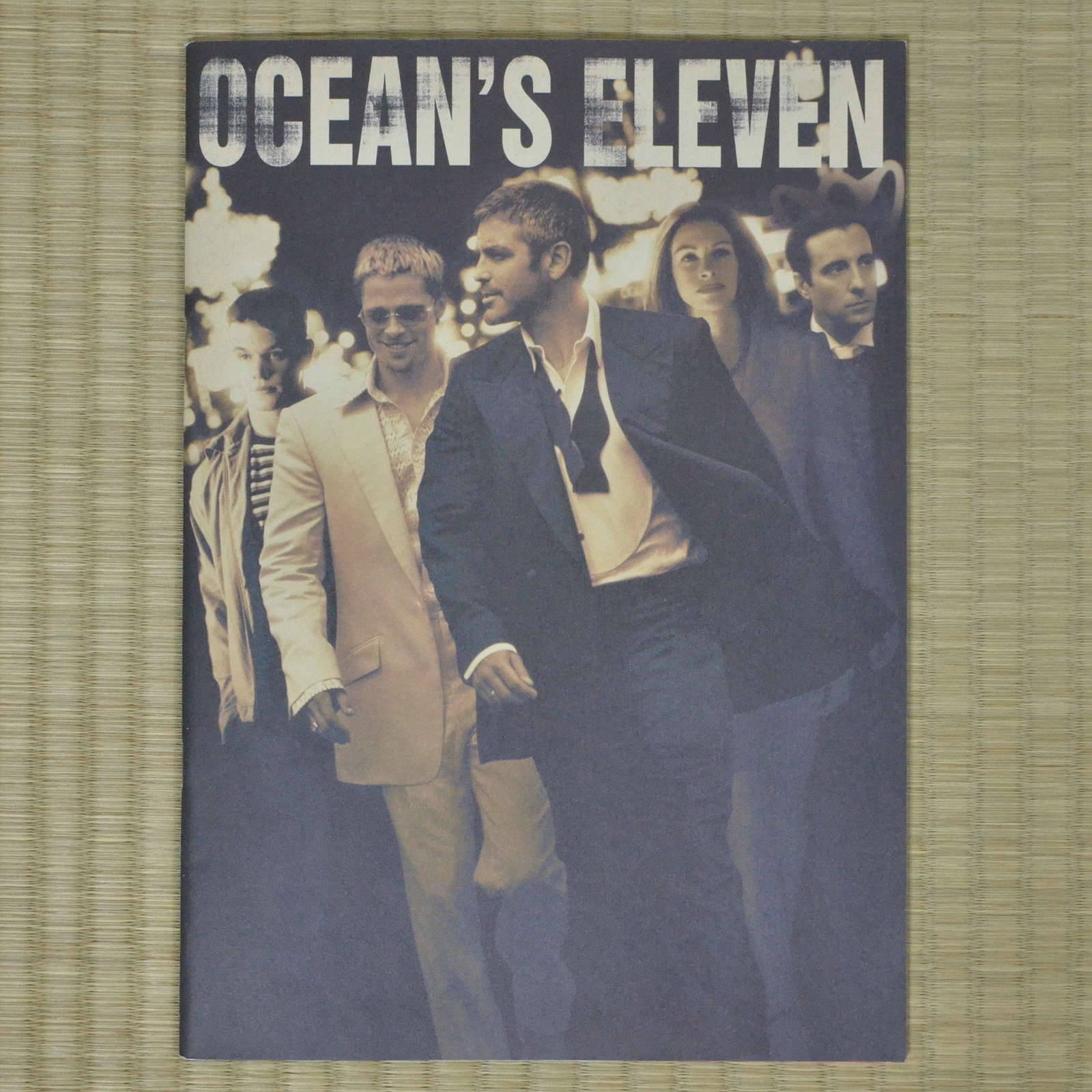 Ocean's Eleven Japan Movie Program 2001 George Clooney Steven Soderbergh
