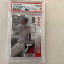 2020 Topps  Rafael Devers platinum 1/1 Patch