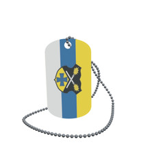 Dog Tag Flag Bunting Eresing Dog Tag Aluminium 30 x 50mm
