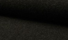 Luxury 100% Boiled Wool Fabric Material – DARK GREY