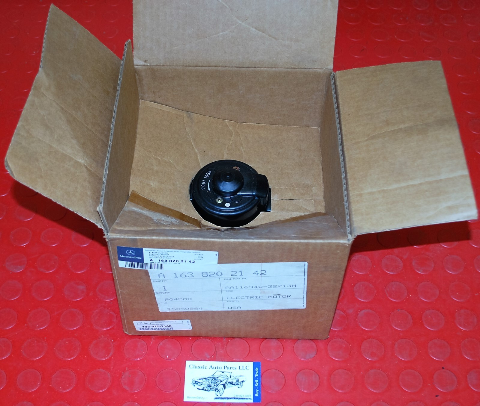 Mercedes Benz ML Replacement HVAC Blower Motor A1638202142 | eBay