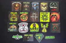 Overkill Stickers Heavy Thrash Metal Band Rock And Roll Car Window Bumper Decals
