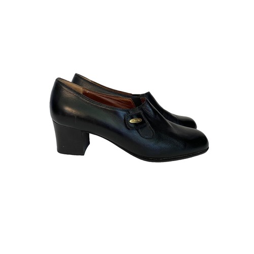 vintage womens shoes Left & Right Black Cat Details On Heel | eBay