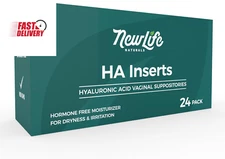 Hyaluronic Acid Vaginal Suppositories for Women | Vaginal Moisturizer | Dryness