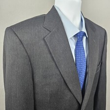 Joseph A Bank Wool Blazer Men's 39 Regular Gray 2 Button Single Vent Signature