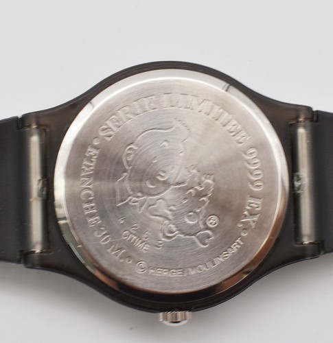 Tintin Lune Watch Collection 96's Hergé Moulinsart Citime Tintin Watch - Picture 5 of 10