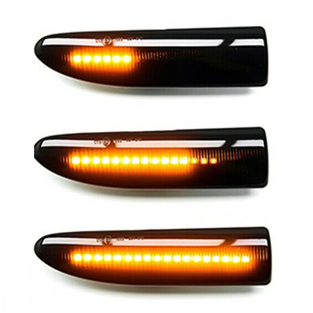For Jaguar X-Type 2002-2009 Sequential LED bumper Side