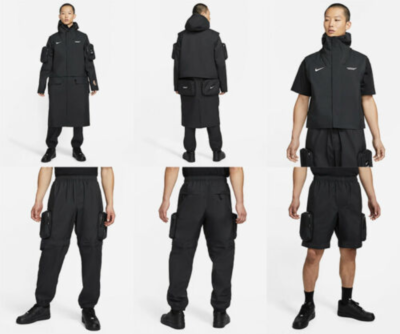新品 NIKE × UNDERCOVER 2in1 Pants/2XL $200 NWT Men's Nike X UNDERCOVER SR 2-IN-1 PANTS Cargo Combat