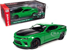 2017 Chevrolet Nickey Camaro Ss 1le Krypton Green 118 Model Auto World Amm1276