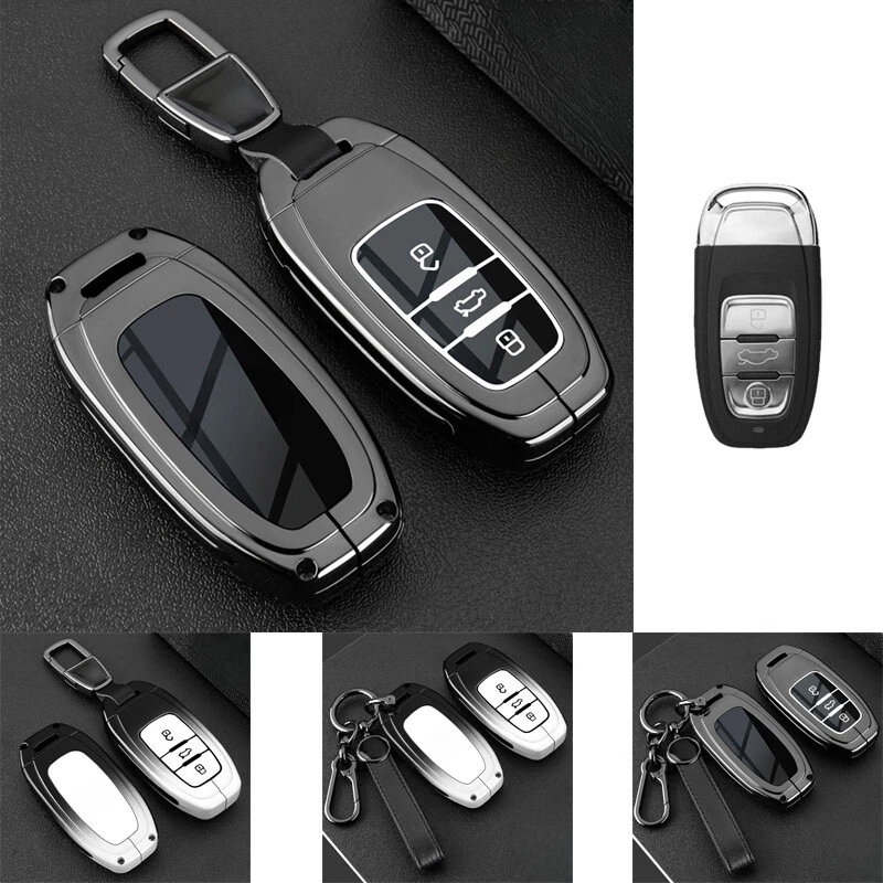 For Audi A3 A4 A5 A6 A7 A8 S4 S6 Q5 TT RS Q2 Zinc Alloy TPU Car Key Case Cover Foto 4 de 4