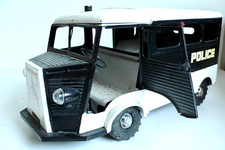 JRD  TUBE CITROEN HY  "POLICE"   TÔLE  Lg 35 cm   1961  1/10ème  BON ÉTAT