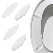 4 PCS Rubber Toilet Seat Bumper Replacement Parts For Kohler 1133070 1236365