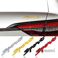 Sport Logo Emblem Metal 3d Badge Sticker Car Trunk Body Decal Accessories Chrome