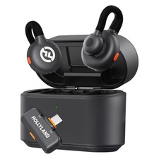 Hollyland LARK M2S DUO Wireless Combo Microphone System 2.4 GHz, Space Gray