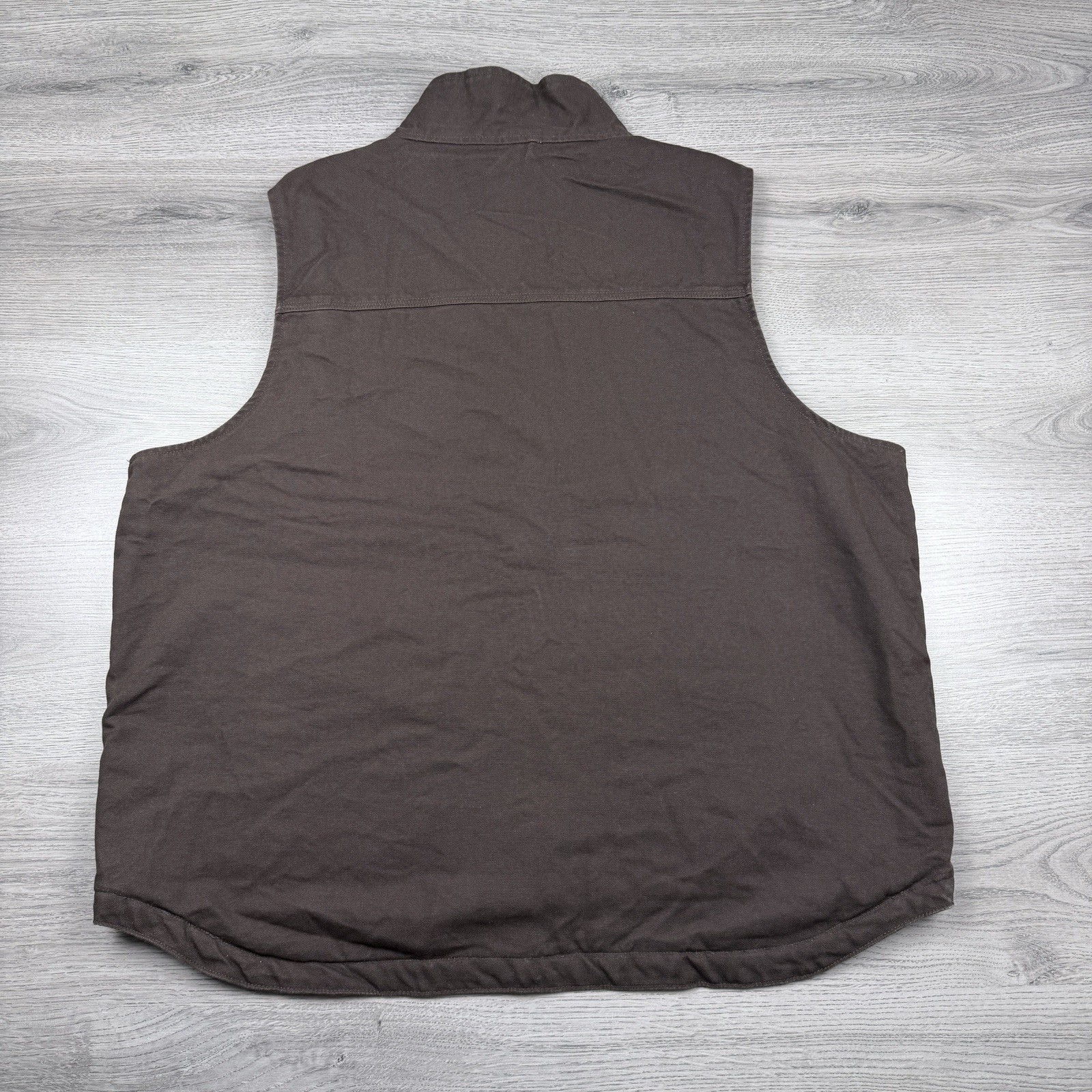 Carhartt Sherpa Lined Workwear Gilet Brown – Size L (Loose Fit) image 8