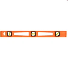 Durable 24-Inch Structo-Cast Level with Magnetic Edge - Ideal for Plumbing Tasks