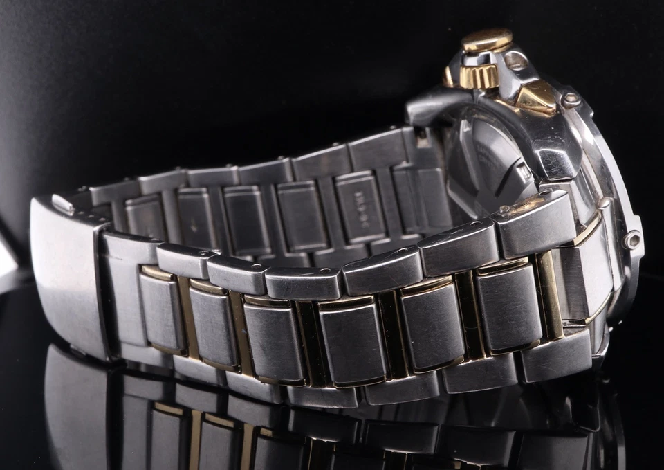 Reloj Pulsera Seiko Velatura Cronógrafo 48mm Automático 7T62-0HDO $1 Sin Res PARA ARREGLAR Foto 3 de 4