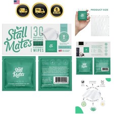 Flushable Wipes Sensitive Unscented Travel Pack 30 Singles