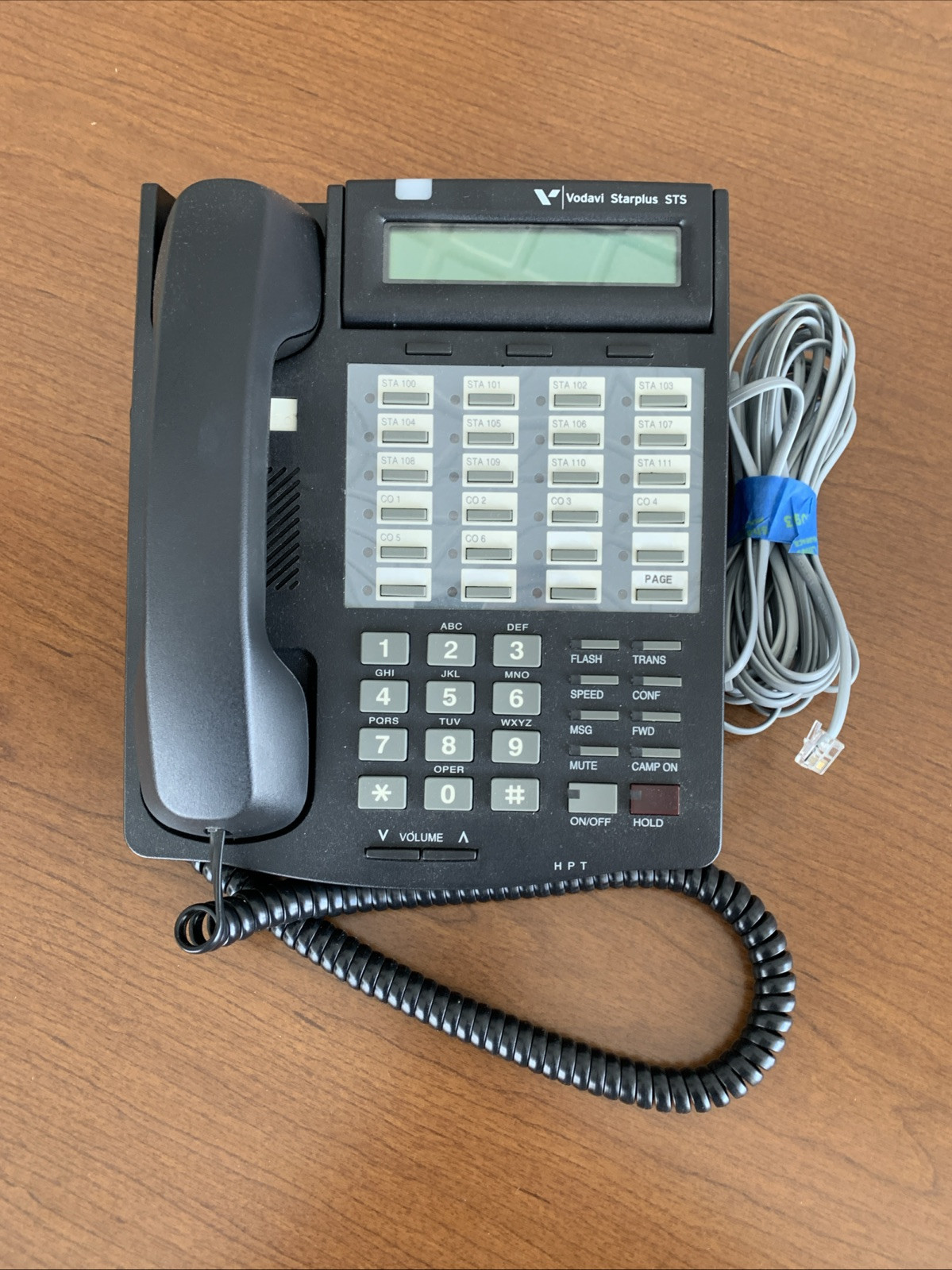 Vodavi STS 24-Button DKTU-DK Phone – Charcoal – Seller Refurbished