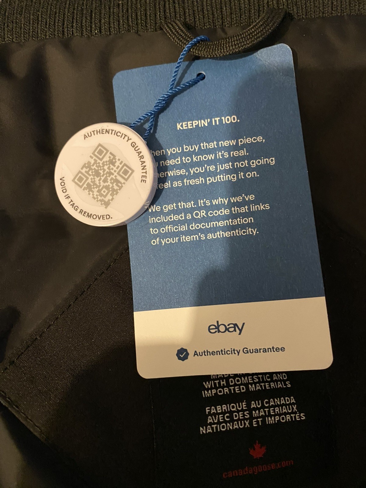 Canada goose down jacket men large - image 4