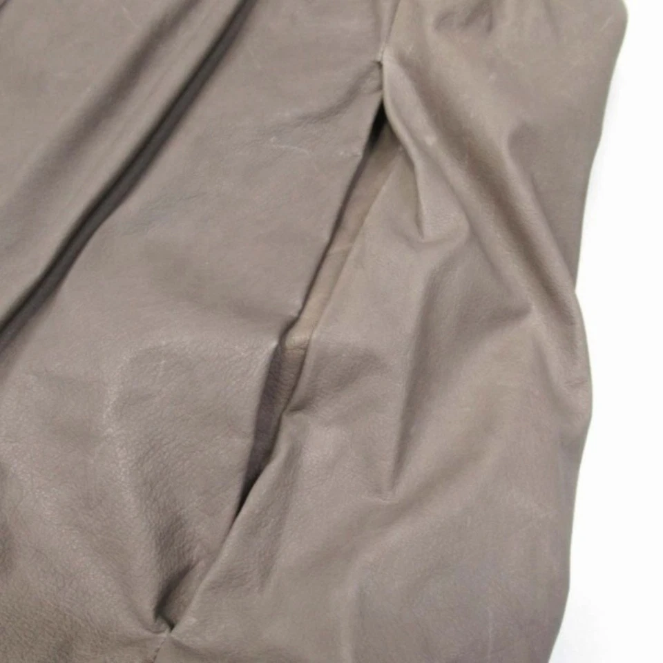 Pantalones Cortos 12ss Rick Owens NASKA Cuero Saruel Genuinos IT40 Gris △A80 Usados 23 Foto 3 de 4