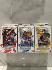 2020 Digimon Starter Deck Gaia Red St1, Cocytus Blue St2, & Heaven’s Yellow St3