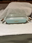 Pyrex 1960 Atomic Starburst 575-B 2 QT. Casserole Dish W/Lid /Holder RARE