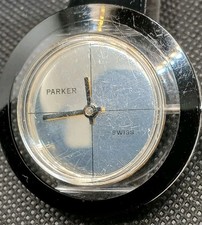 VINTAGE RARE Parker by Buler PLASTIC LADIES SWISS MECHANICAL WATCH