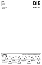 DIE Loaded #1 Blank Sketch Variant Cover D