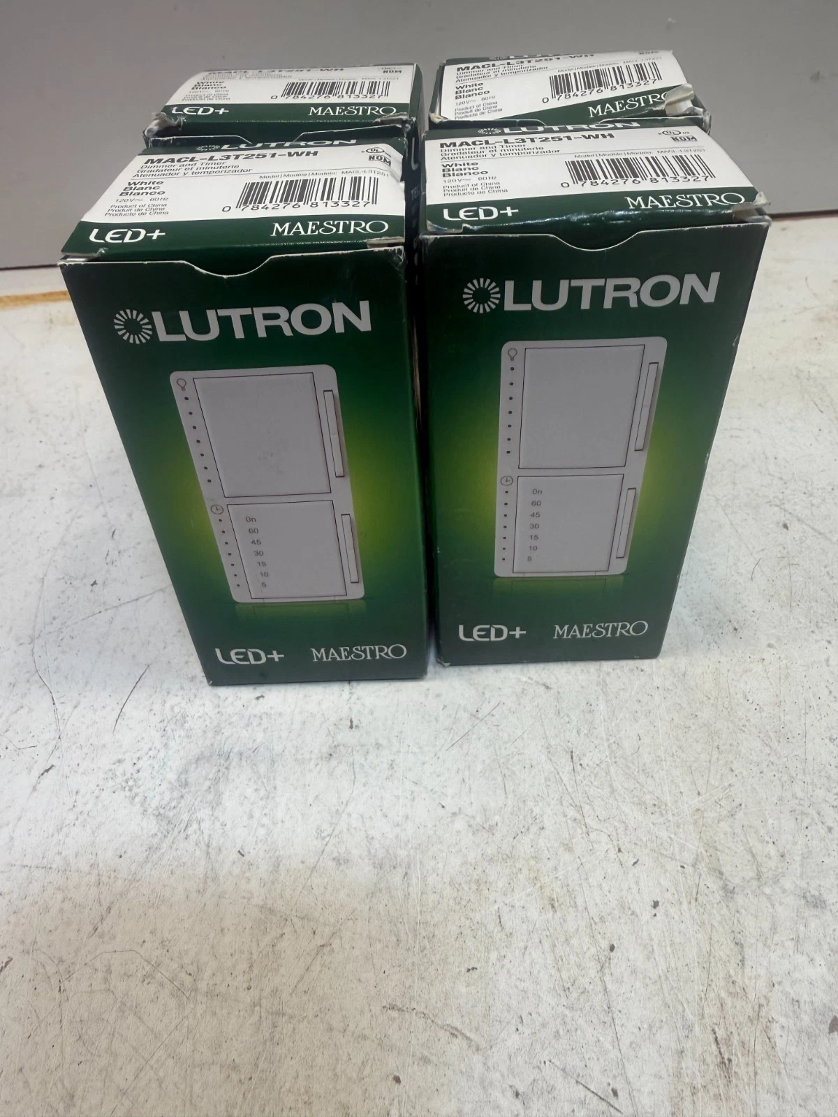 NEW Lutron Dimmer & Timer MACL-L3T251-WH
Opens in a new window or tab