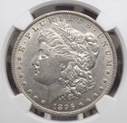 1896 "O" Morgan SILVER Dollar $1 NGC AU53 #032 About Uncirculated ECC&C, Inc.