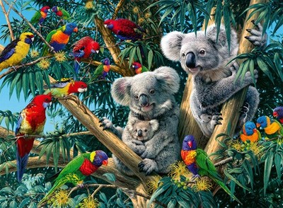 Ravensburger Puzzle 12000206 - Koalas im Baum - 500 Teile Puzzle für Erwachsene